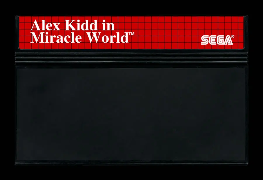 Cartouche de jeu Sega master system, d'alex Kidd dans Miracle World, Version américaine Langue anglaise!!)