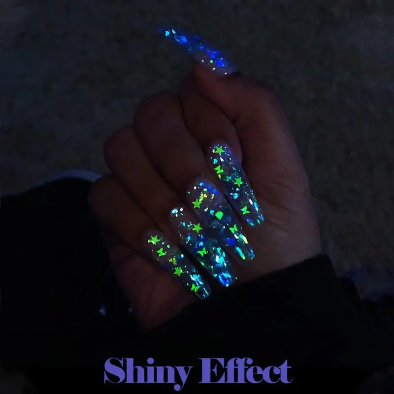 Блестящий гель для макияжа блестящие тени век ногтей и лица 6 банок тела волос