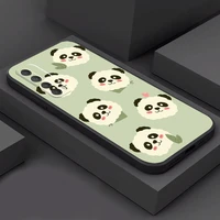 cartoon cute panda bear phone case for huawei p30 p40 lite p20 pro p smart 2021 2020 2019 z coque carcasa soft silicone cover