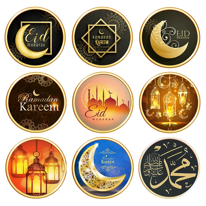 

Eid Mubarak Culture Wall Stickers Ramadan Decoration DIY Decal Islamic Muslim Art Murals Home Living Room Decor Eid Al Adha Gift