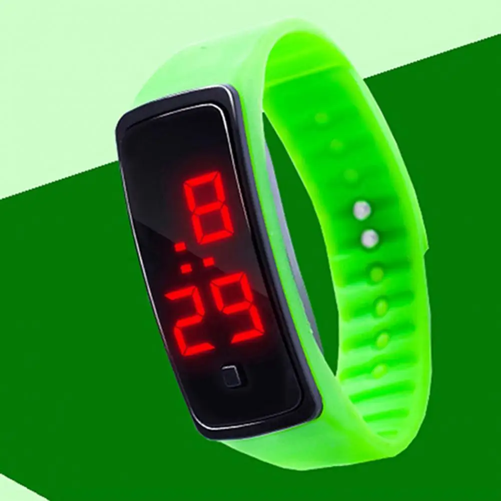 

Silicone Watchband Ideal Gift High Clarity Screen Digital Watch for Kids