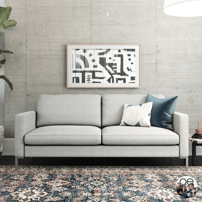 

Sofa, Gray Linen