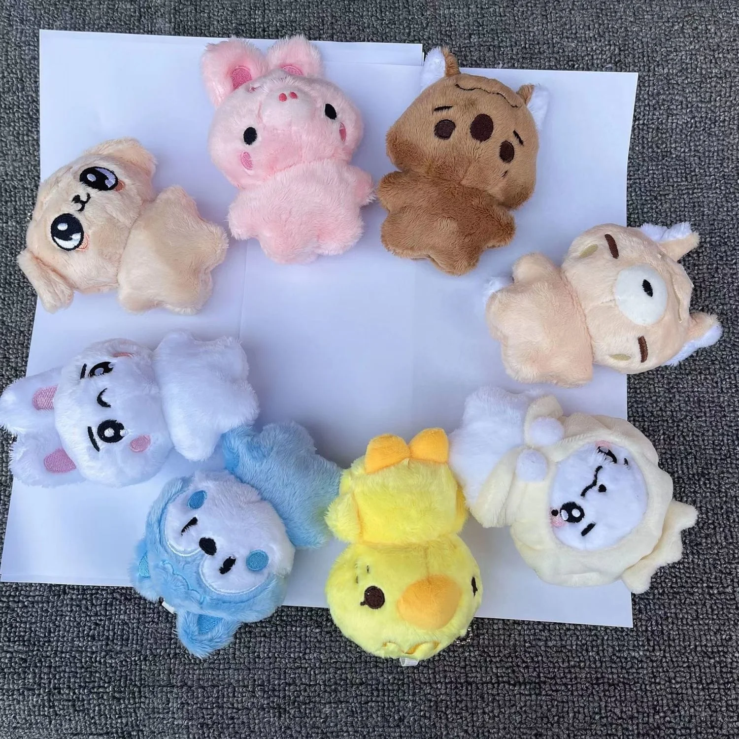 

Kpop Cartoon Stray Kids Plush Keychain 10cm Cute Stuffed Dolls Kawaii Cartoon Animals Keyring Accessories Pendant Fans Xmas Gift