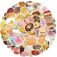 103065pcs 3d delicious food donut sandwich cartoon stickers diy decorative luggage notebook waterproof sticker decal toy