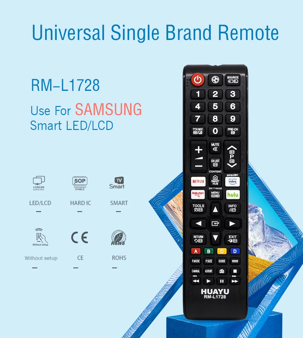 

Samsung BN59-01315 Remote Control Replacement Smart TVs Remotes A59-00743A BN59-01175N BN59-01315B RM-L1728