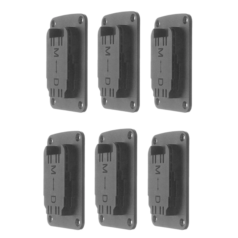 

6Pcs Power Tool Stand For Dewalt DCB Series Lithium Battery Holder For M18 18V Lithium Battery Fixed Seat Tool