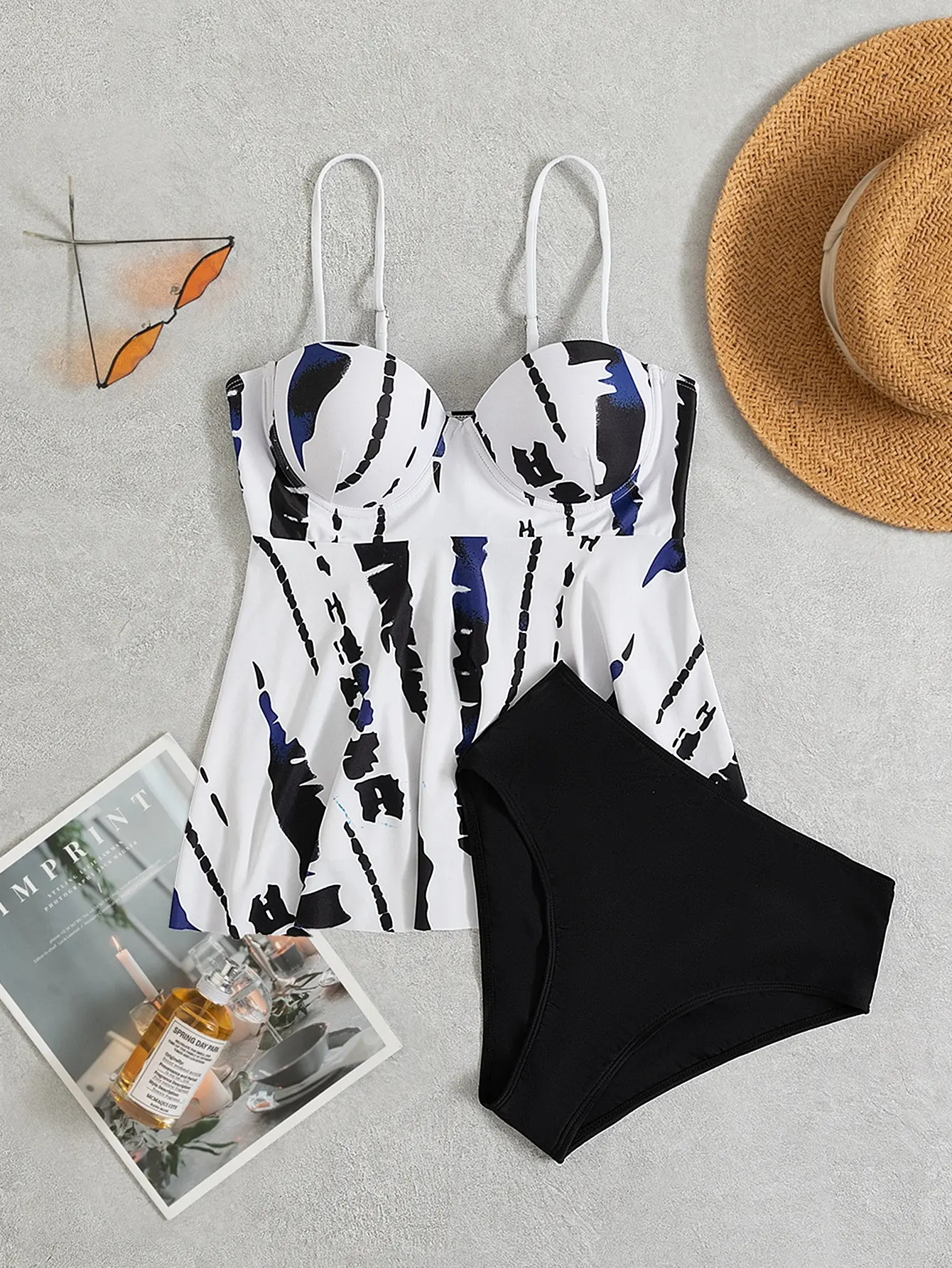 

Женские Танкини, женские купальники из двух частей, женский купальник