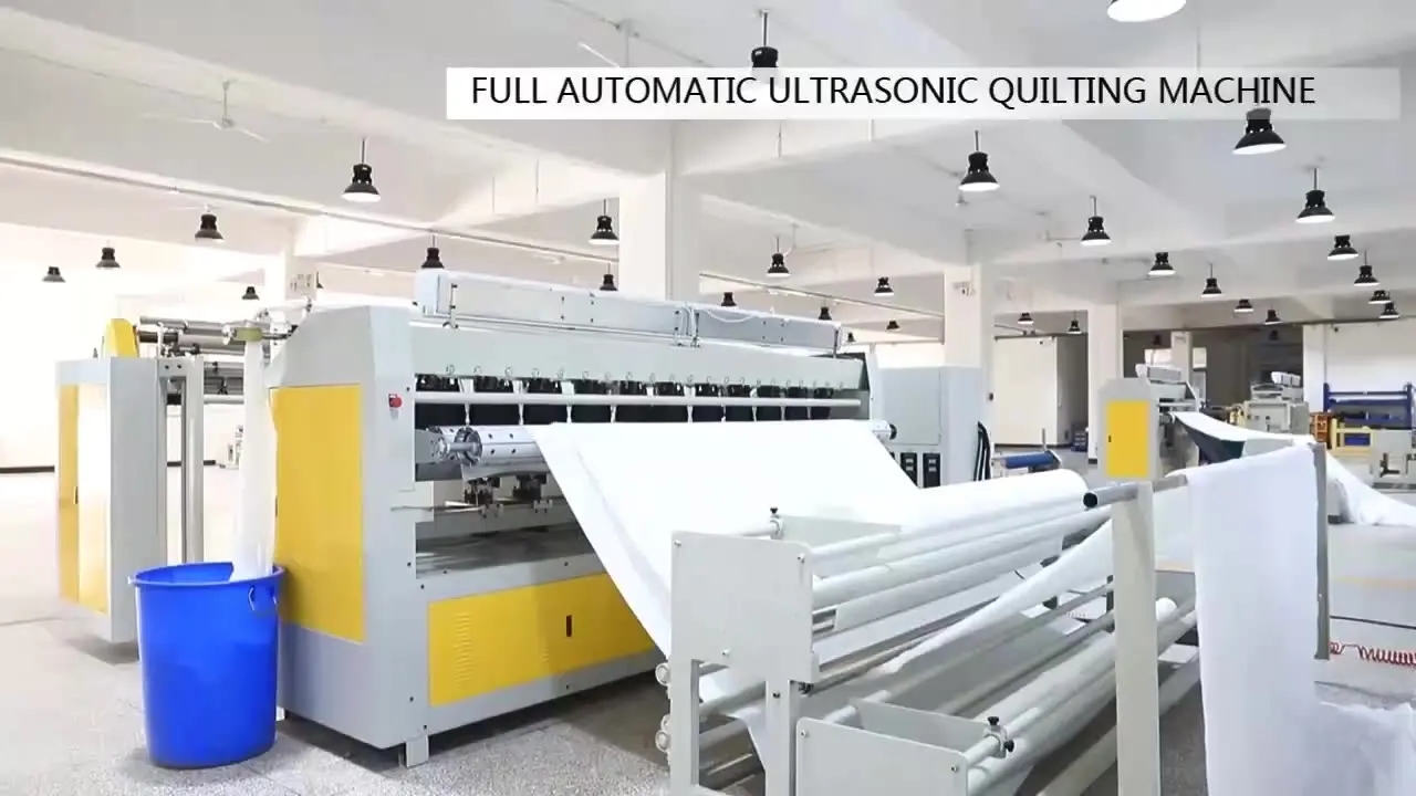 

Full Automatic Computerized Ultrasonic Quilting Designs Embroidery Machine Garment Machine Mattress Manufacturing Machine