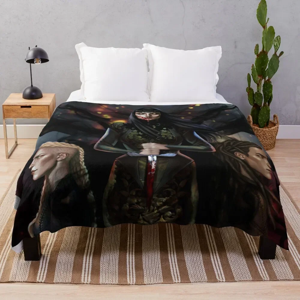 Однотонное одеяло Nevernight из флиса