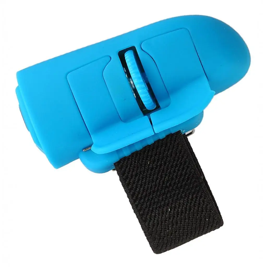 

Mini Finger Mouse Wireless USB Optical Ring Mice for Laptop PC Blue