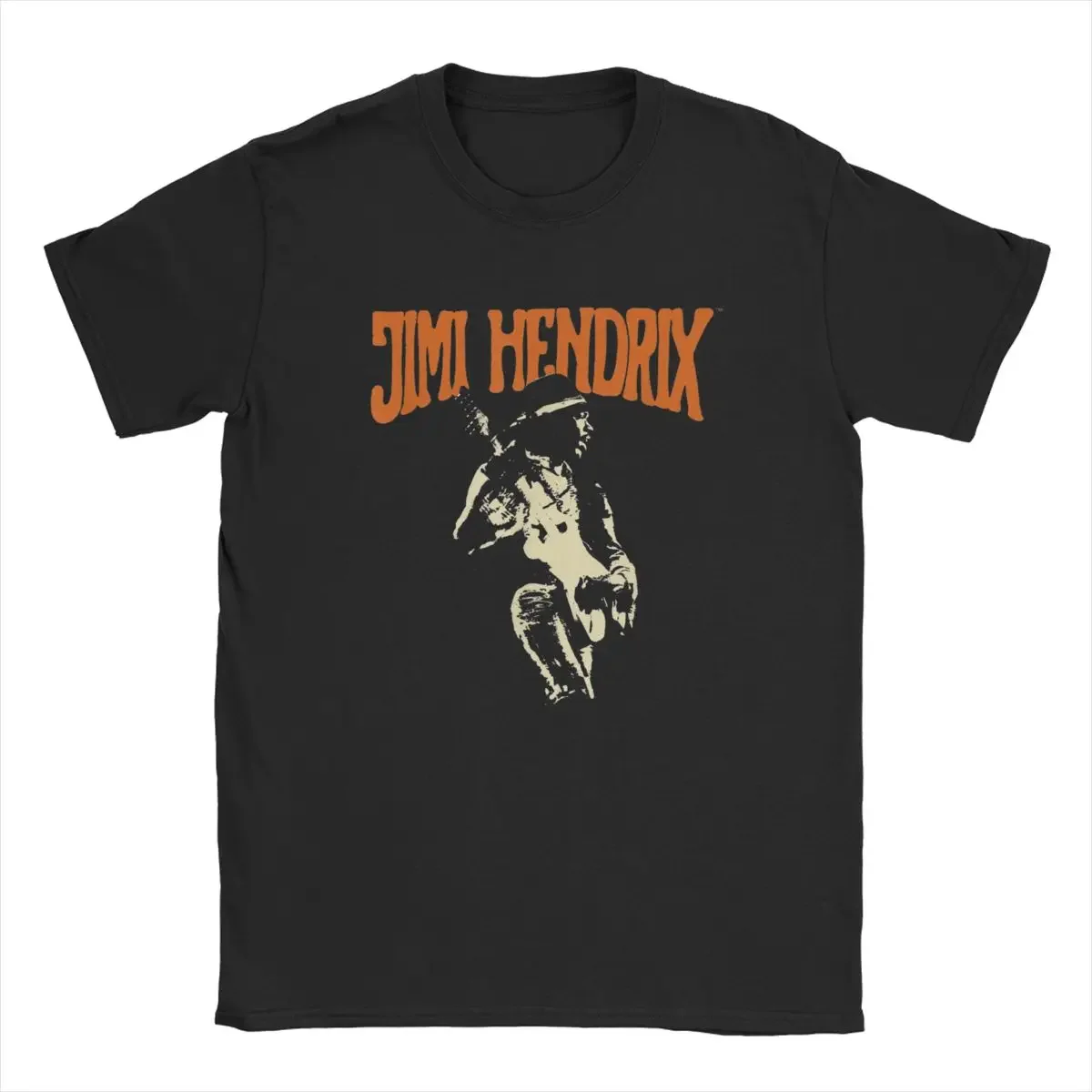 Jimi футболки в стиле хип-хоп для мужчин Хендрикс винтажные хлопковые рок гитары