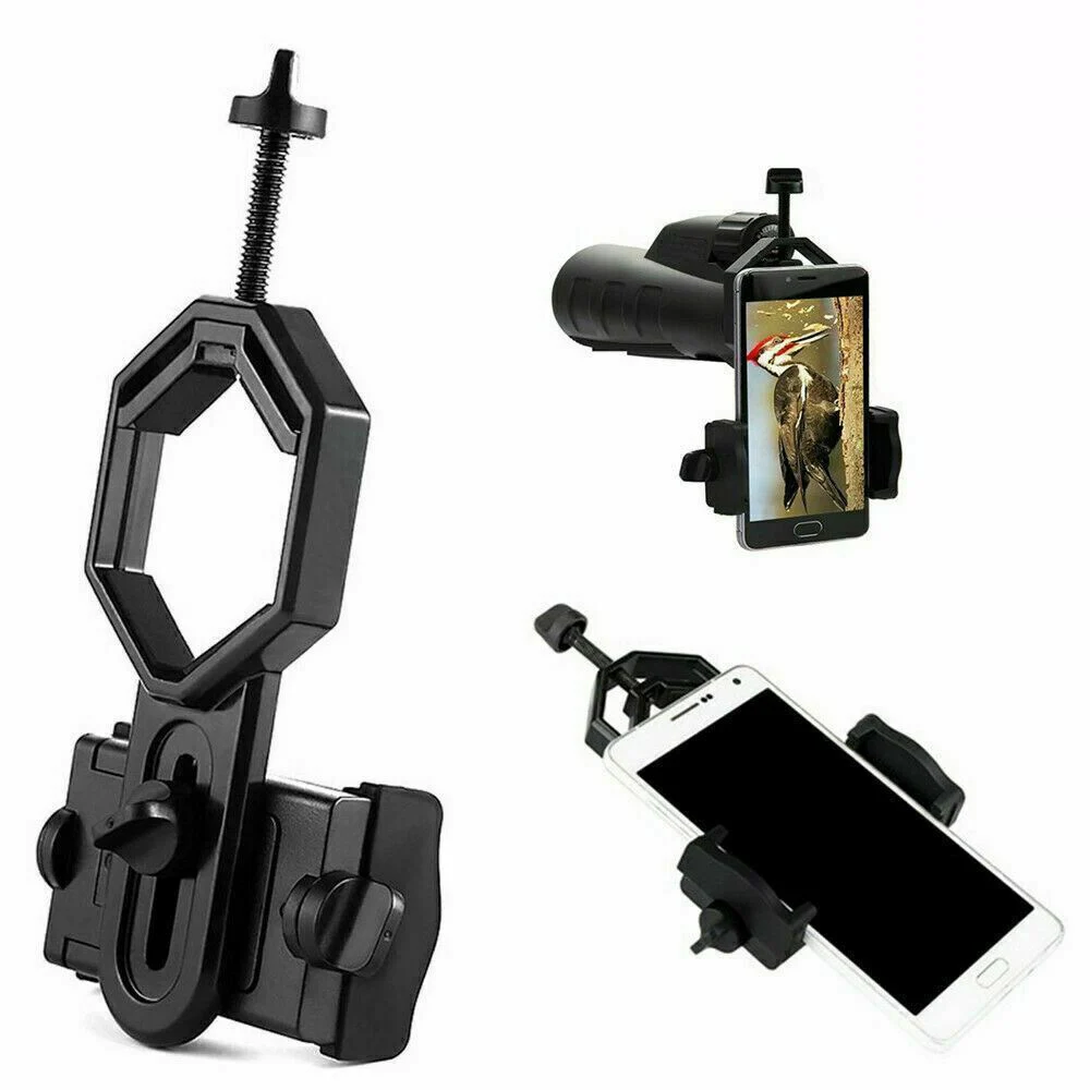 

Universal Cell Phone Adapter Clip Mount Binocular Monocular Spotting Scope Telescope Phone Holder Support Eyepiece