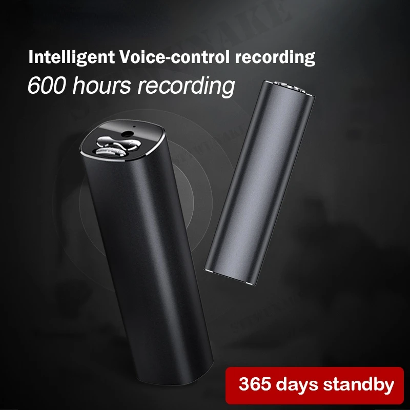 

Mini voice recorder 600 hours digital recording device professional sound dictaphone audio listening micro record portable small