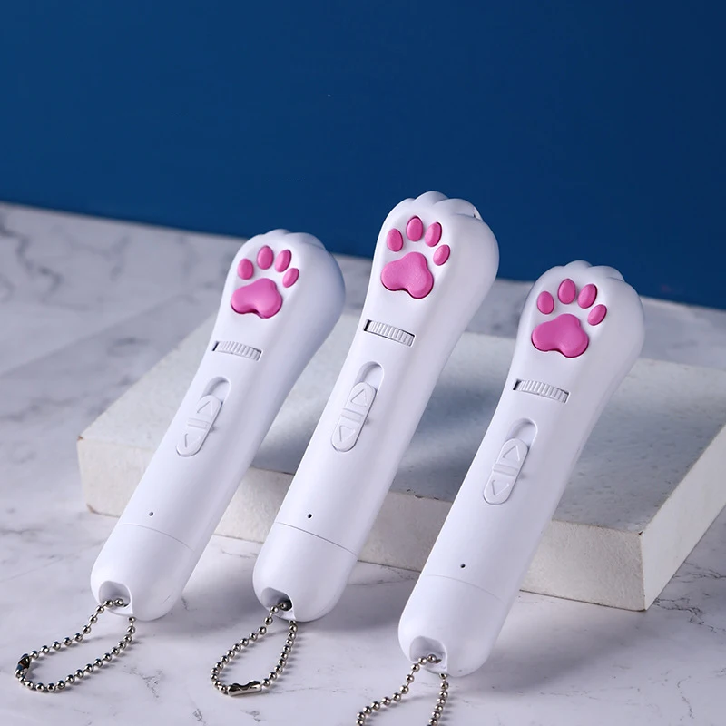6 в 1 USB Pet светодиодный МВт лазер Кот Лазерная трансформация узор перезаряжаемая