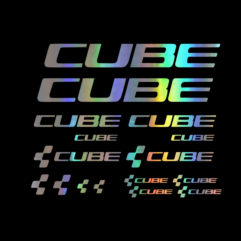 

Cube fashionable letter decoration bicycle, motorcycle waterproof, scratch proof sticker polyethylene decal, 30cm-28cm