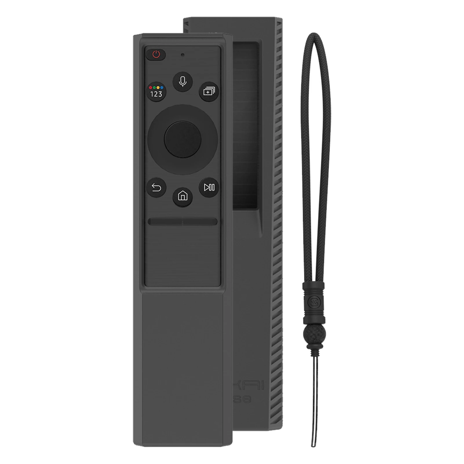 

Силиконовый защитный чехол для Samsung BN59-01386C/01386B/TM2280E Smart TV удаленный пылезащитный чехол с ремешком противоударный протектор