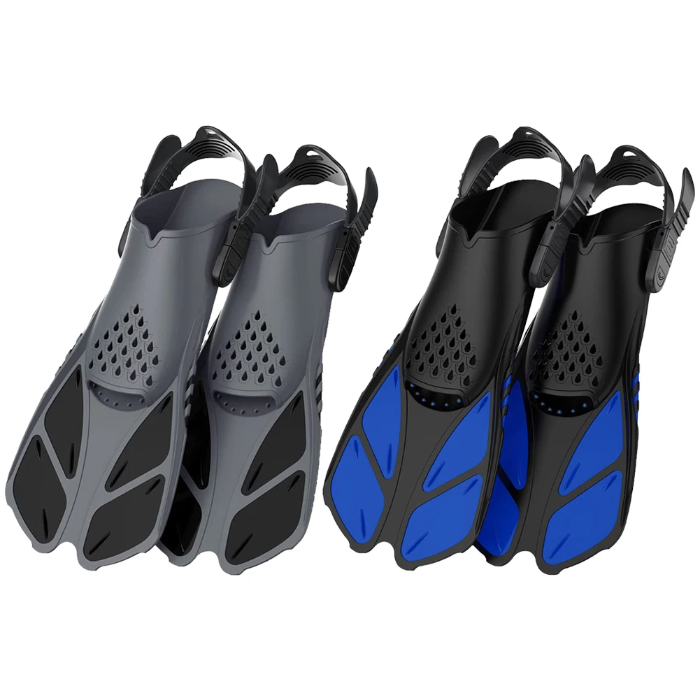 

Snorkeling Diving Swimming Fins Adult/kids Flexible Comfort Swimming Fins Submersible Foot Children Fins Flippers Water Sports