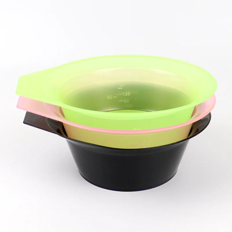 Ing Mixing Dye Bowl Diy Hair Styling Tool Pro Hair Salon Hairdressing Plastic Hair Tint Color