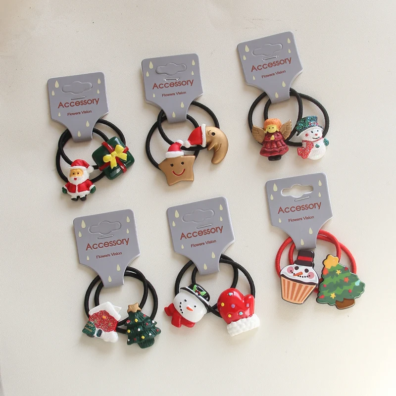 

Baby girl's styling tool Christmas gift elastic hiar bands headwear hair accessories for women kids make they cute lovely