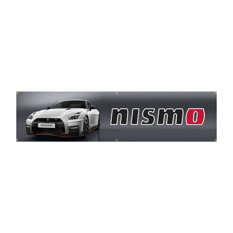 60*240 Nismos гоночный автомобиль, полиэстер, печатный гаражный баннер или фотография