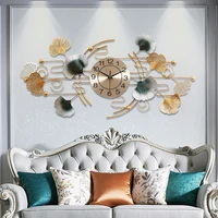 creative modern home decor living room clock wall sticker wrought iron decoration for home multiple styles available wall mirror