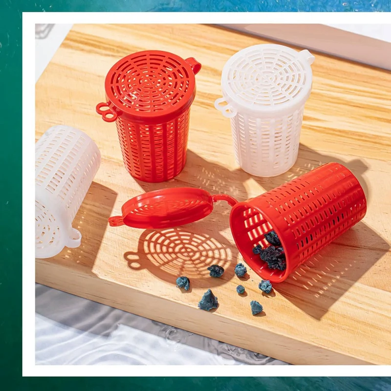 20 шт. клетка для рыболовной приманки ловушка кормушка рыбы пластиковое ведро