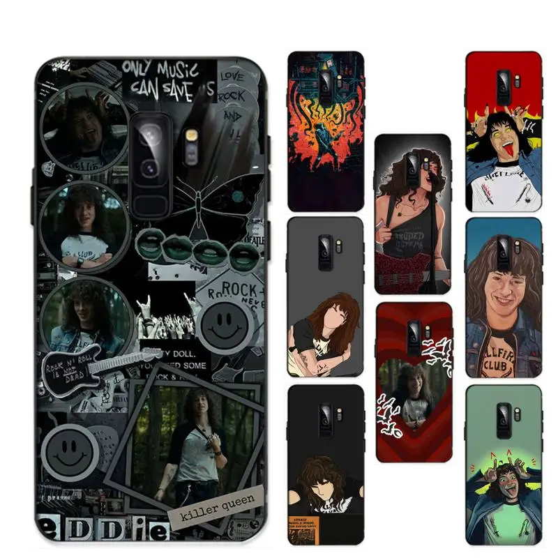 

Stranger Things Eddie Munson Art Phone Case for Samsung S20 lite S21 S10 S9 plus for Redmi Note8 9pro for Huawei Y6 cover