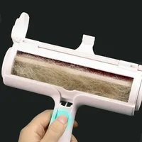 Pet Hair Remover Roller Reusable Lint Sticking Roller 2-Way Removing Cat Dog Hair From Furniture Sofa Carpets Cleaning Brush