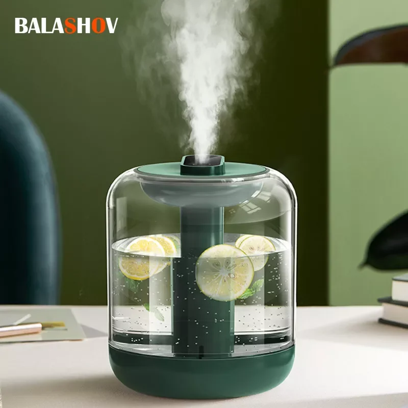

NEW2023 1L Large Capacity Air Humidifier Rechargeable 2000mAh Battery Aroma Essential Oil Diffuser USB Mist Maker LED Light for