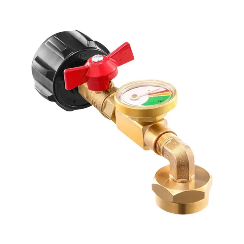 Адаптер для заправки пропана манометр баллона с пропаном твердая латунь адаптер
