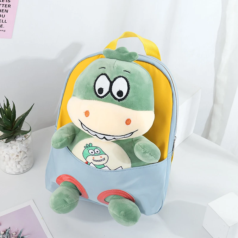 OSLD Children Unicorn Backpack Kindergarten Cartoon Plush Doll Cute Kids Bookbag Lightweight Boy Girls Backpacks For School Bags