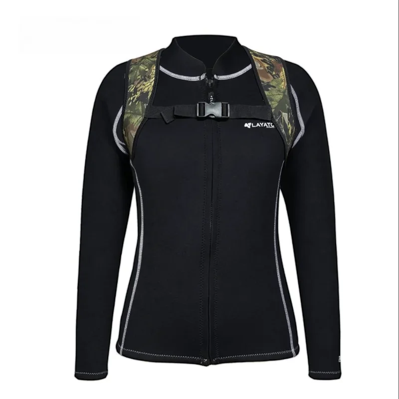 Мужской Камуфляжный гидрокостюм 2 мм Женский неопреновый жилет для дайвинга