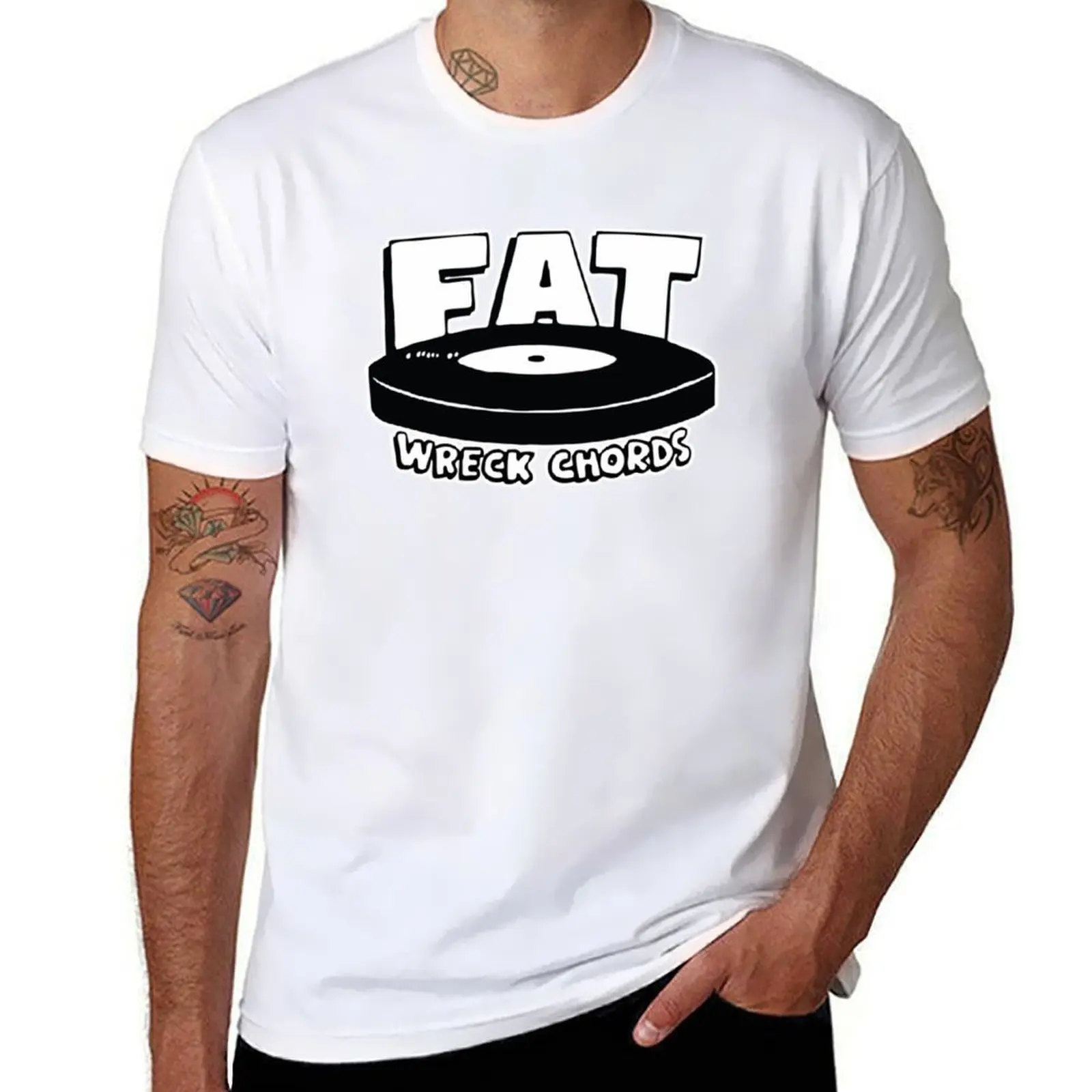 Бестселлер-футболка Fat Wreck Chords Merchandise летняя рубашка мужская одежда футболка 100 ℅