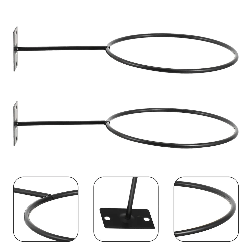 

Ball Bracket Iron Balls Wall Mount Basketball Hanging Display Mounted Showing Stand Hats