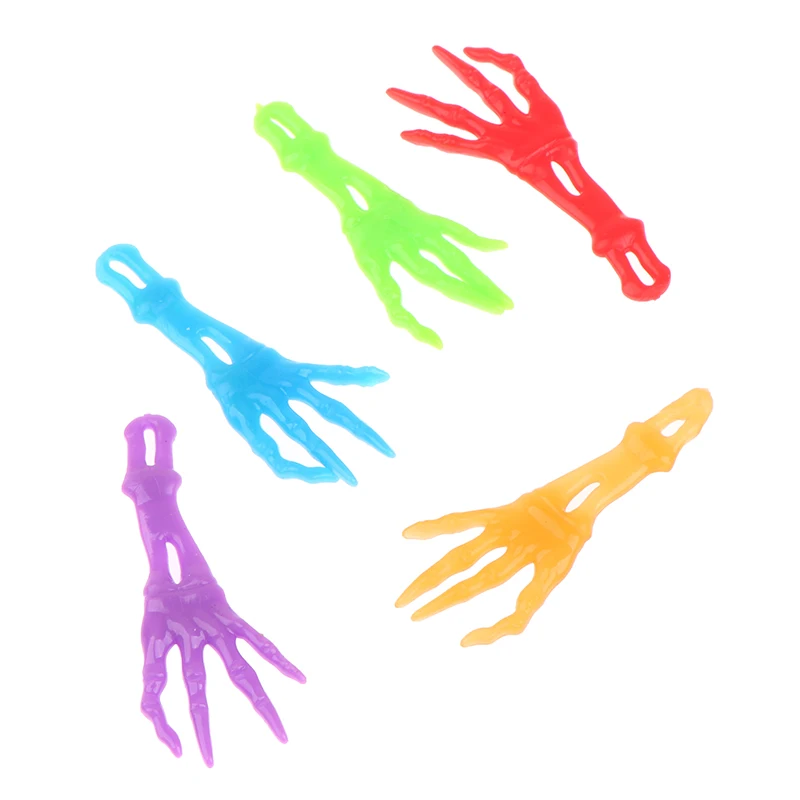 

5 шт Хэллоуин Призрак рука пусковое устройство пальцы игрушка игрушечная катапульта взрослые декомпрессии