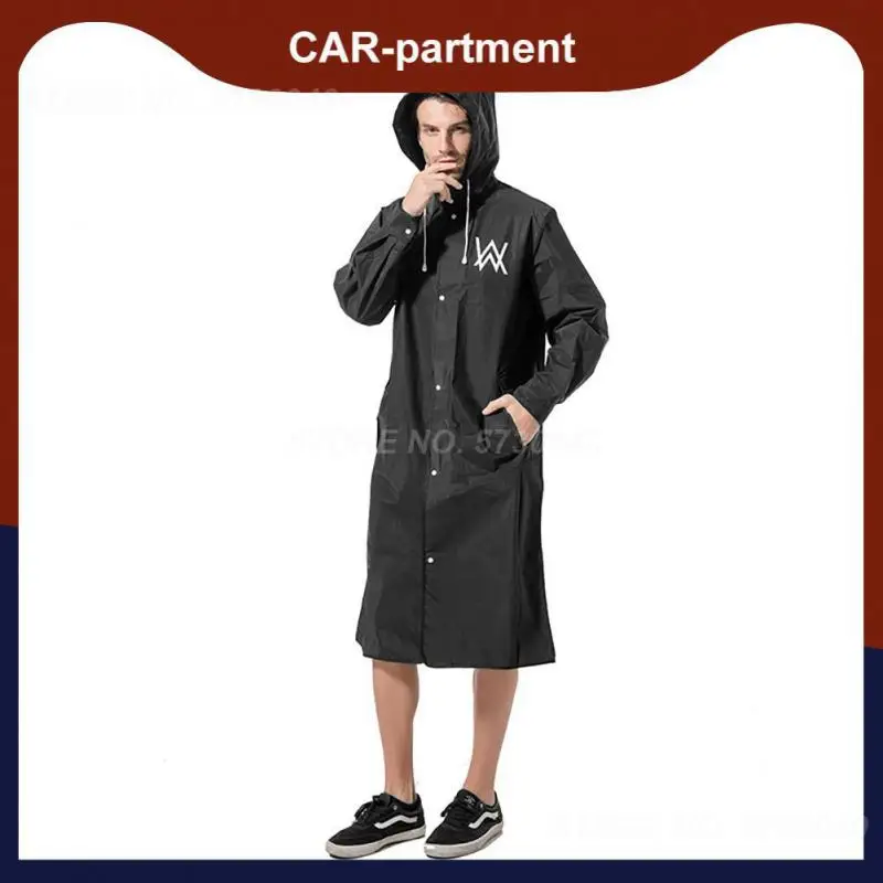 

Модный дождевик для мужчин и женщин, мотоциклетный дождевик из ЭВА, утепленные дождевики для взрослых, унисекс дождевик для активного отдыха, походов, рыбалки