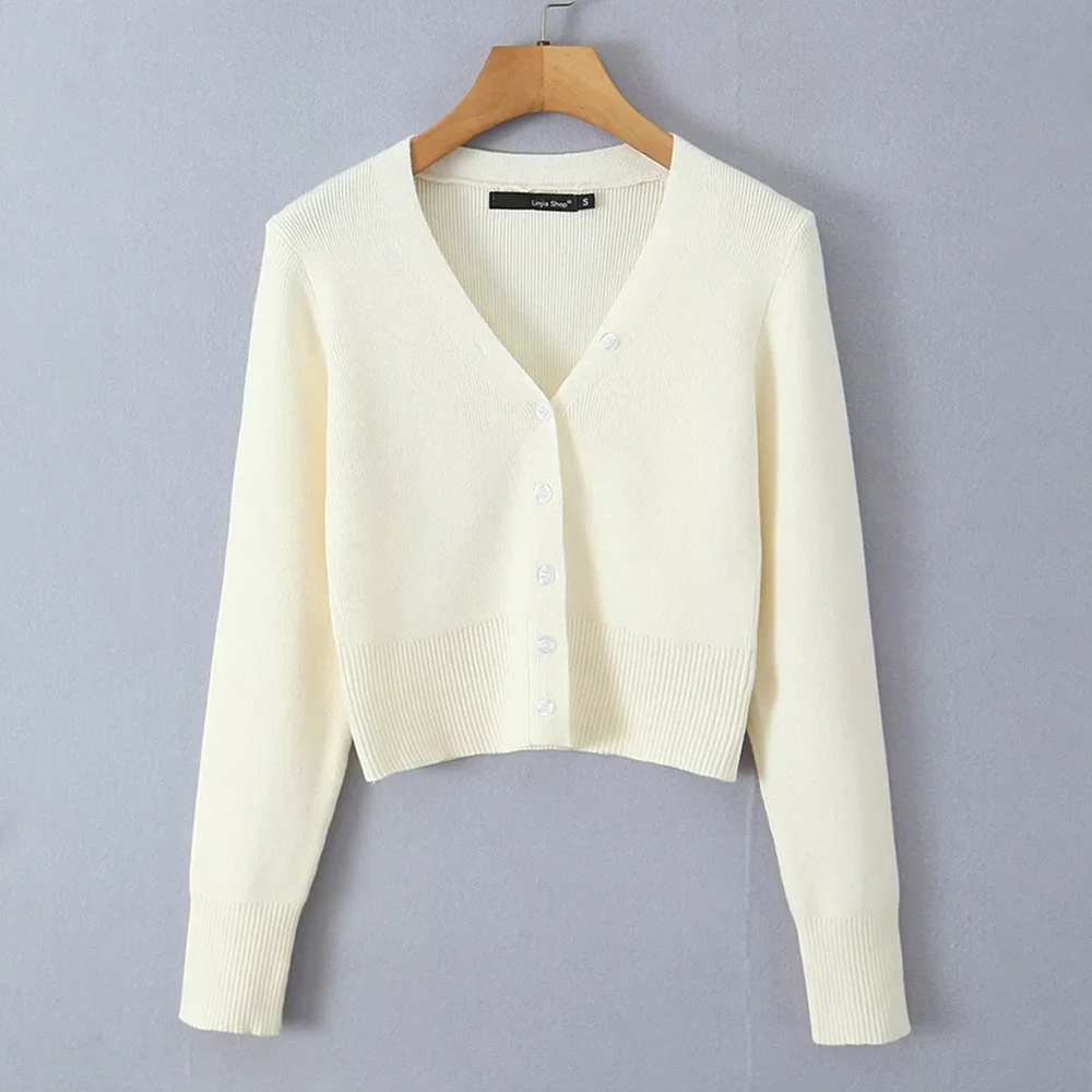 VGH Minimaist однотонная поклонная блузка для женщин с глубоким v-образным вырезом и