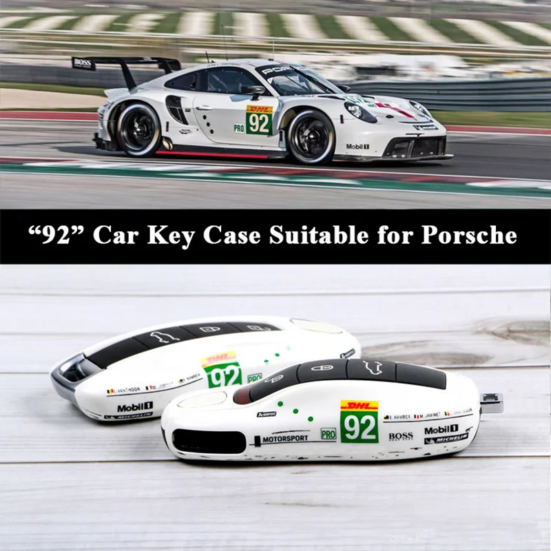 Керамический белый чехол для гоночного автомобиля с рисунком подходит Cayenne Macan