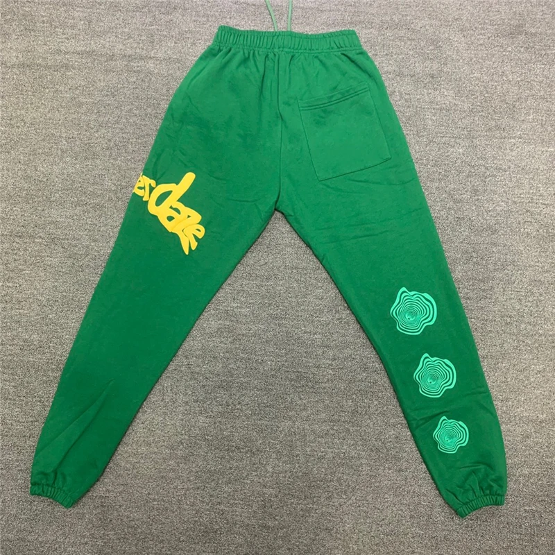 

Top Quality 2022ss Fashion Sweatpants Men 1:1 Heavy Fabric Unisex Women Pants Joggers Vintage Drawstring Trousers Men Clothing