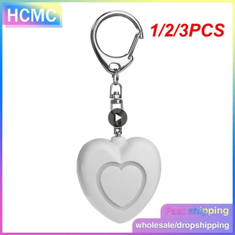 

1/2/3PCS Portable Emergency Women Security Alarms Self-Defense 130 DB Decibels With LED Light Safety Key Chain Pedant