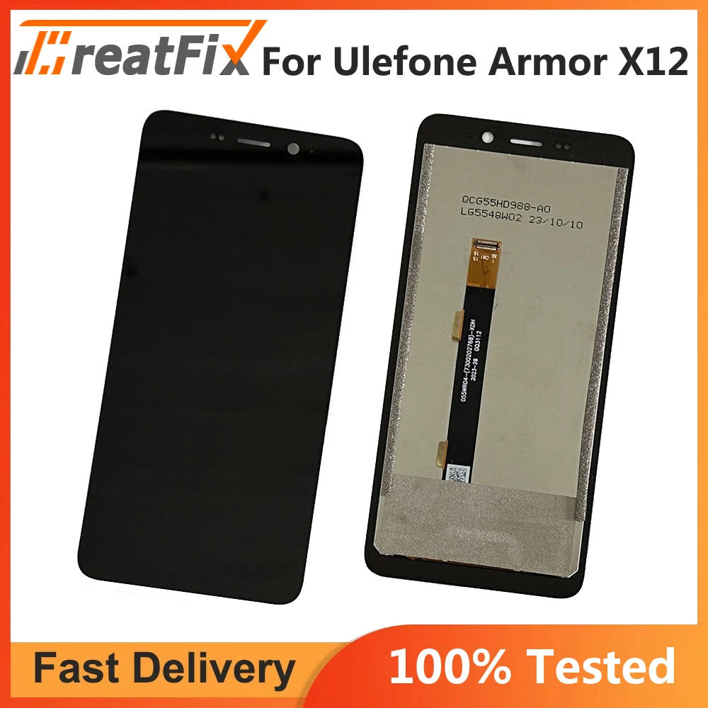 5 45-дюймовый ЖК-дисплей для Ulefonr Armor X12 + замена сенсорного экрана Pro ЖК-экран клей
