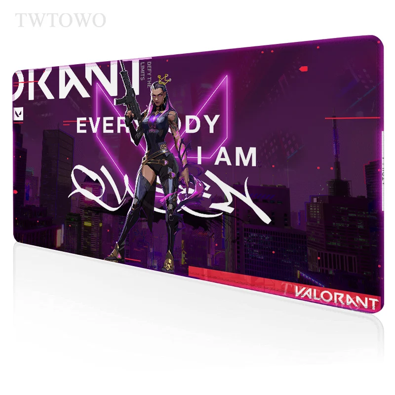 

Reyna Valorant Mouse Pad Gaming XL HD Custom Computer Mousepad XXL Mouse Mat Natural Rubber Anti Slip Carpet Laptop Mice Pad