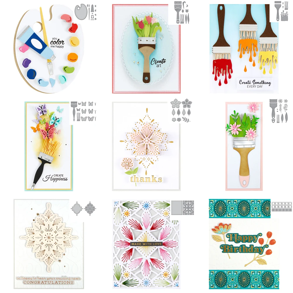 

Depiction Collection Metal Cutting Dies DIY Scrapbooking Photo Album Decorative Embossing PaperCard Craf Set Die New Arrival2022