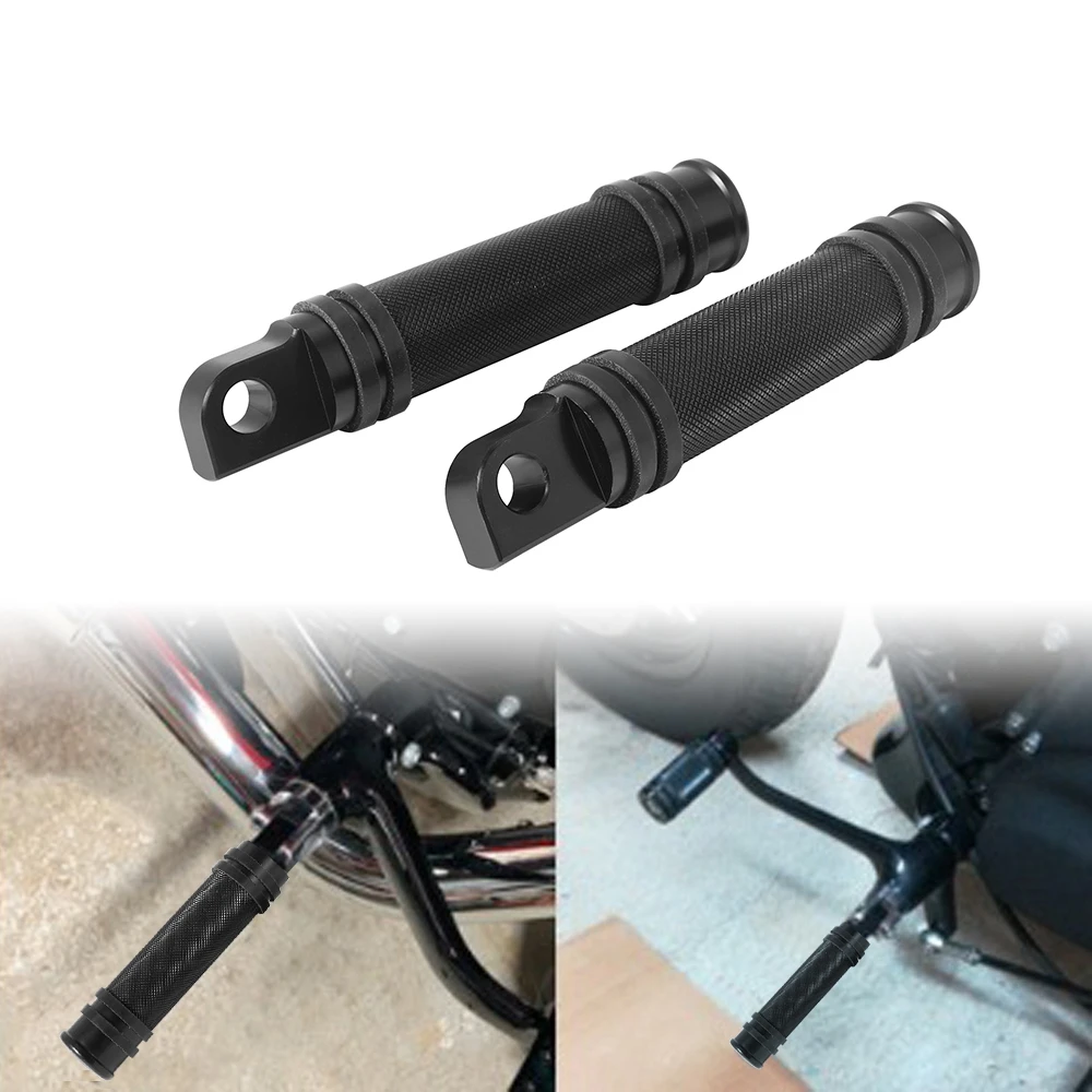 

Мотоциклетные накидные колышки с ЧПУ, задняя Передняя ножная педаль, хромированная педаль для Harley Touring Sportster 883, Softail Dyna Fatboy, универсальные