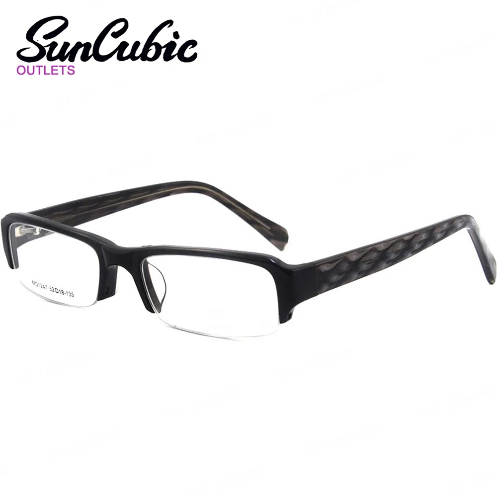 

MG1247-C1 Eyeglasses Optical Glasses Clean Lens New Fashion Design Style High Quality Black Frame Classic Men Acetate Eyewear