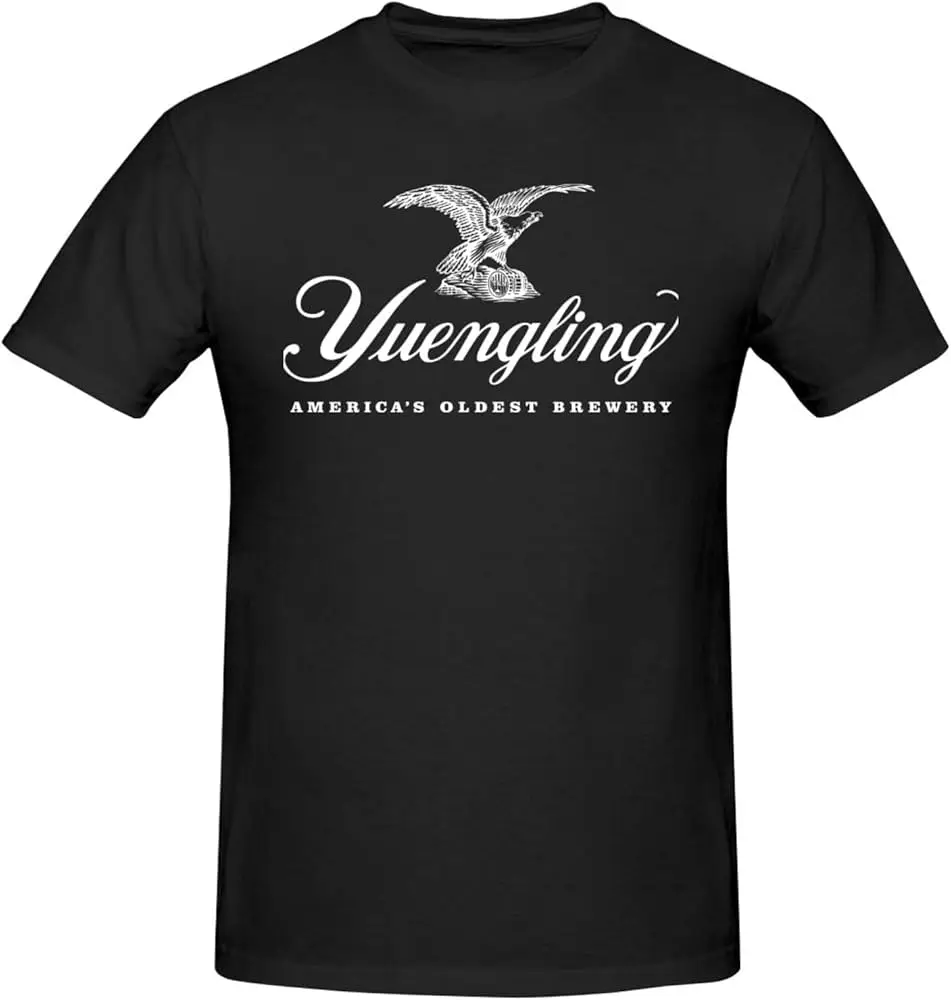 Классические хлопковые футболки унисекс yuengling для мужчин и женщин с рисунком