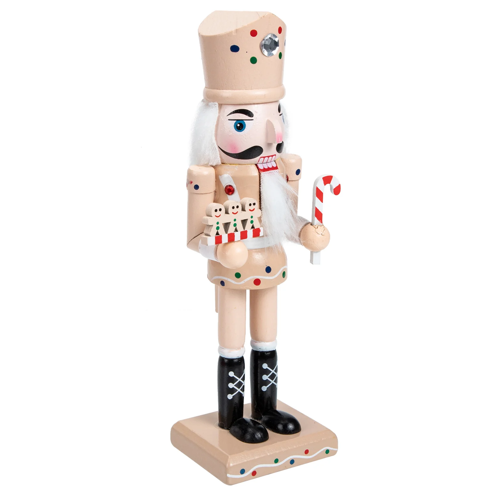 

Nutcracker Christmas Nutcrackers Decoration Decorations Ornaments Clearance Wood Black Soldier Wooden Tableunfinished Decor