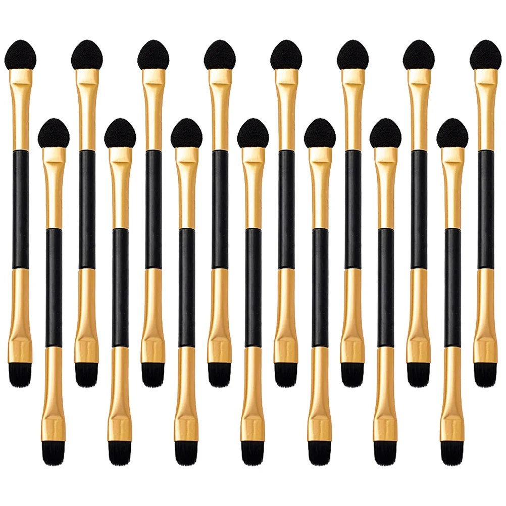 

15 Pcs Eye Shadow Brush Double Ended Eyeshadow Sticks Makeup Disposable Applicators Women Supply Brushes