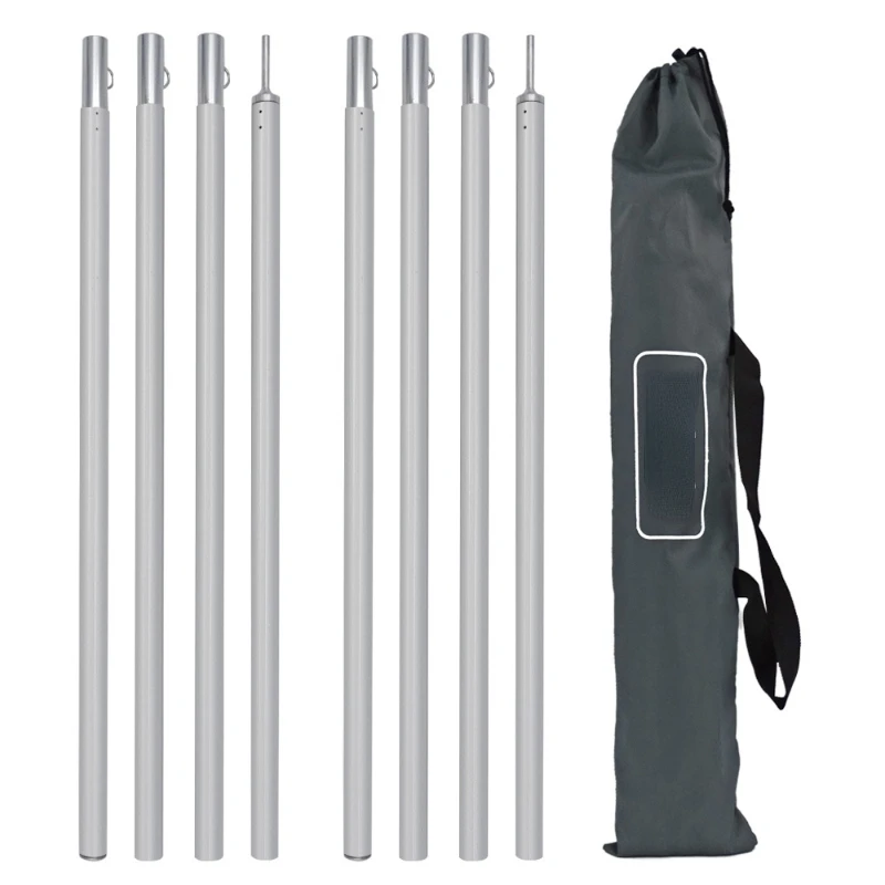 

Outdoor Camping Thickened Aluminum Canopy Support Pole 2m Adjustable Tent Pole Camp Post Foyer Aluminum Pole