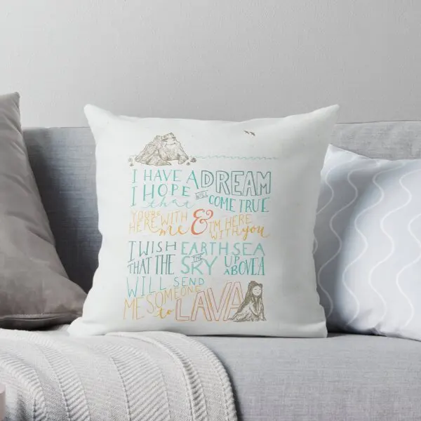 

I Lava You Printing Throw Pillow Cover Square Sofa Hotel Wedding Home Fashion Case Soft Office Waist Bed Pillows not include